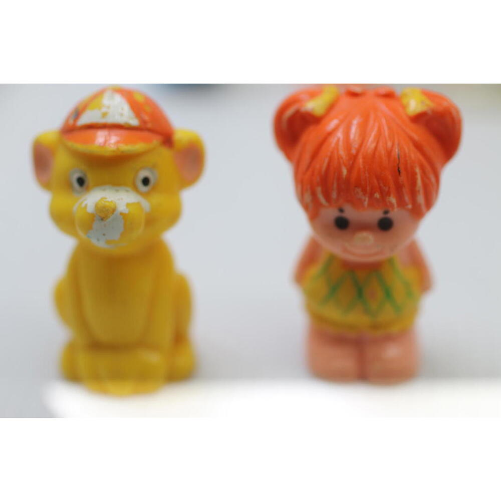 Vintage 1975 Kenner Tree Tots Family girl cat Treehouse Toys lot Figures 2